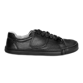 Czarne skórzane trampki treeps low typu barefoot 1