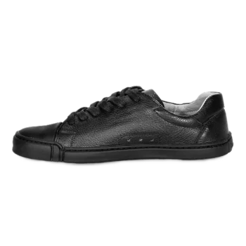 Czarne skórzane trampki treeps low typu barefoot 2