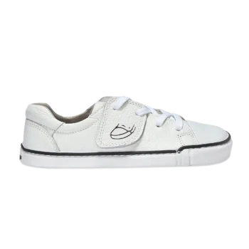 Białe skórzane trampki treeps low typu barefoot 1