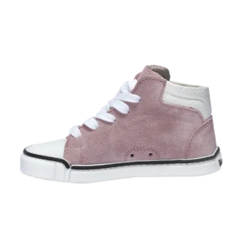 Skórzane trampki barefoot treeps high rose 2