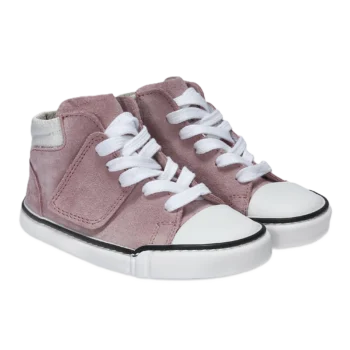 Skórzane trampki barefoot treeps high rose 3