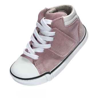 Skórzane trampki barefoot treeps high rose 4