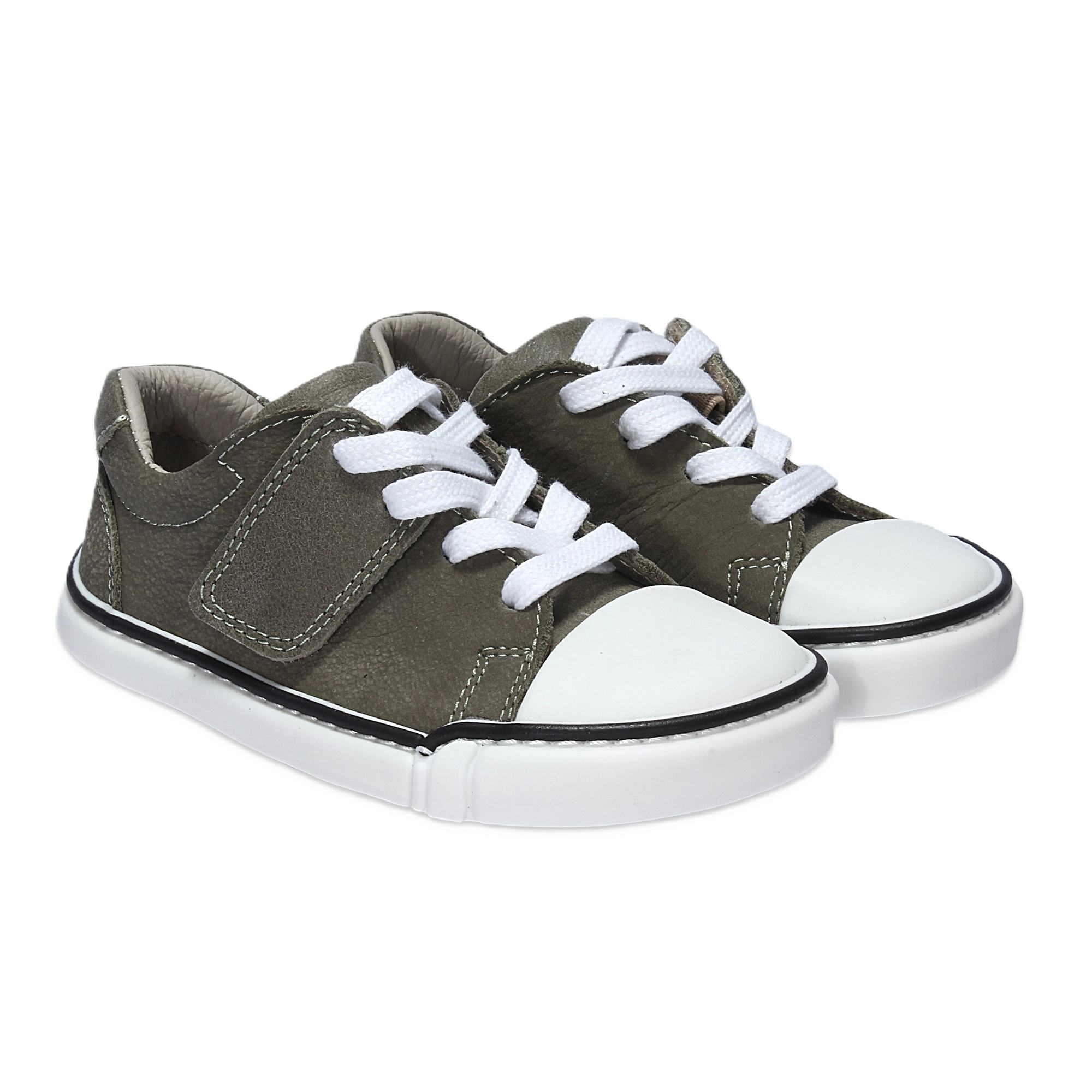 Skórzane trampki treeps low typu barefoot light green 3