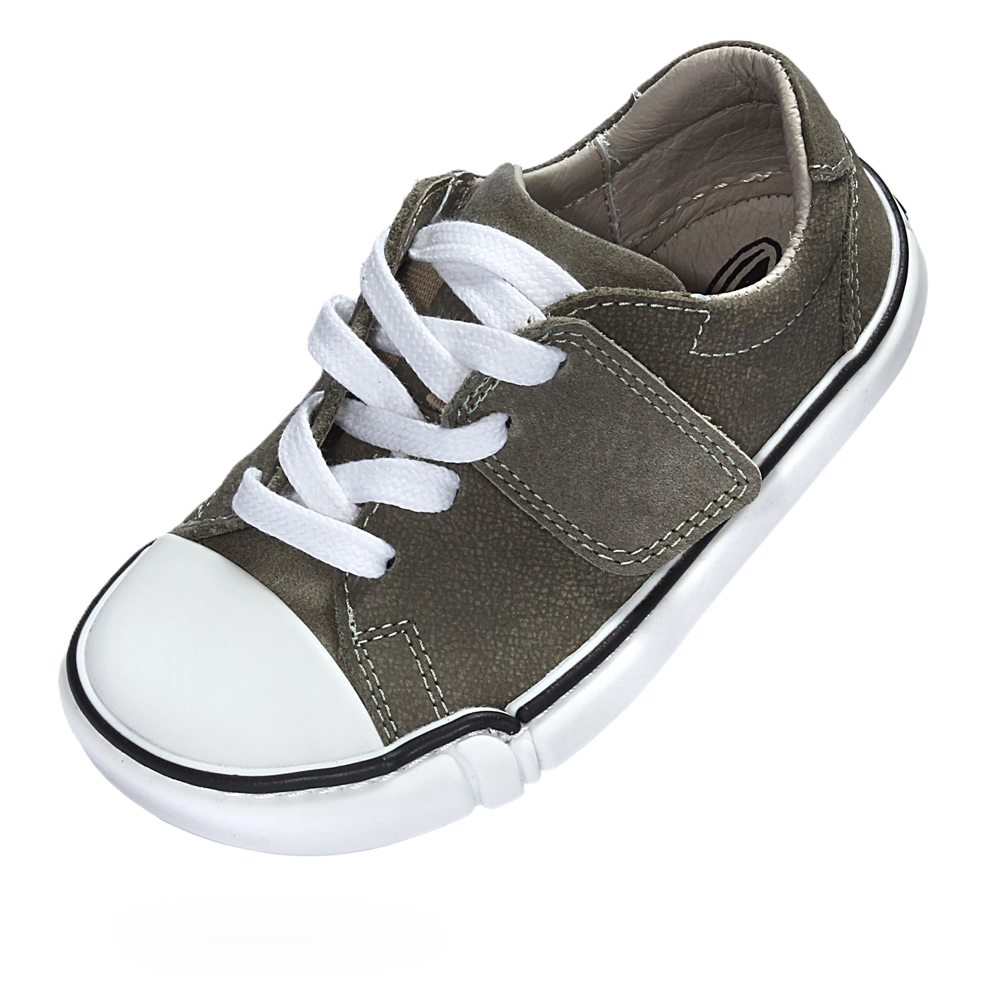 Skórzane trampki treeps low typu barefoot light green 4