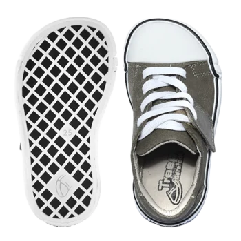 Skórzane trampki treeps low typu barefoot light green 5