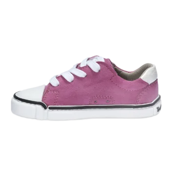 Skórzane trampki treeps low typu barefoot fuchsia 2