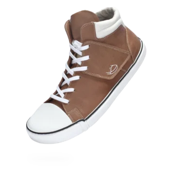 Skórzane trampki treeps high typu barefoot carmel 4