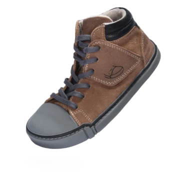 Skórzane trampki treeps high typu barefoot coffee 4