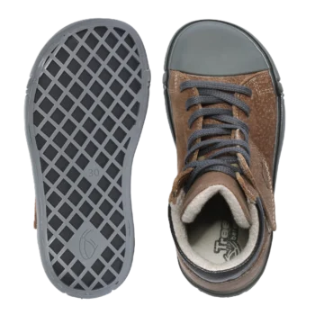 Skórzane trampki treeps high typu barefoot coffee 5